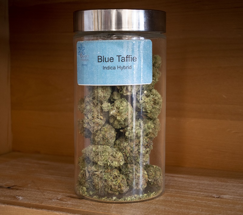 Blue Taffie Indica Hybrid Jar